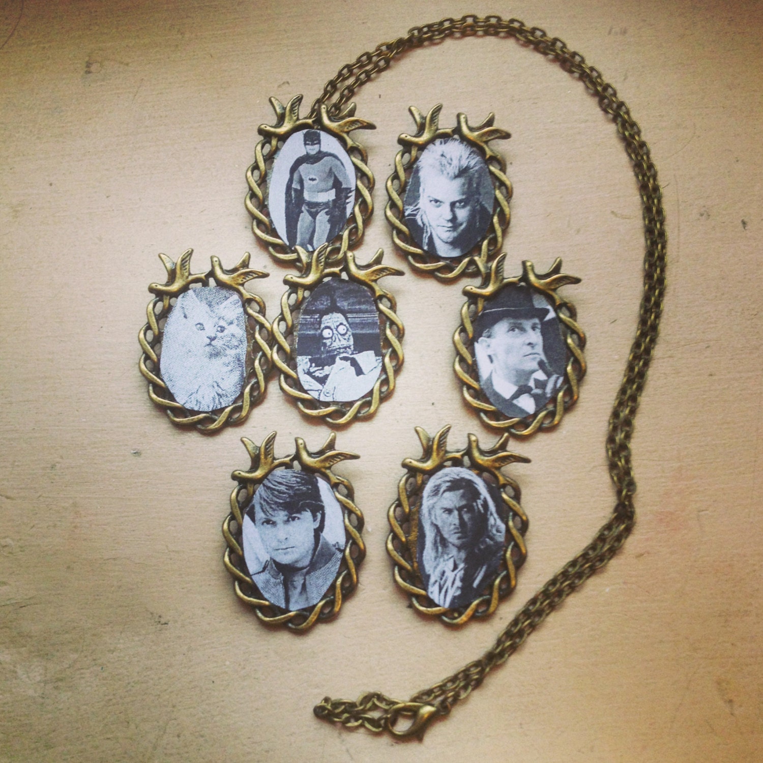 Cult Film VIntage Cameo Necklace