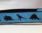 Blue Dino Dog Collar