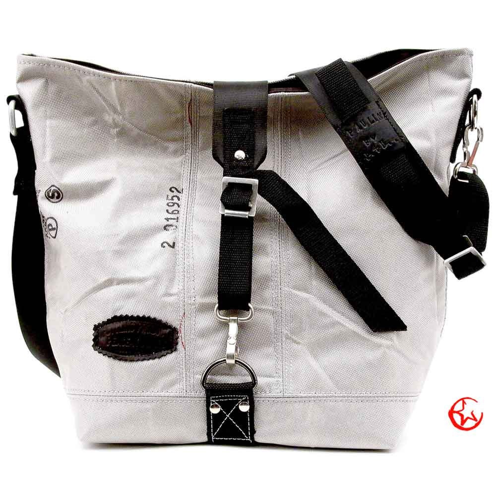 Cool Woman Messenger  // Upcycled and Handmade by peace4you - Model pauline-2039