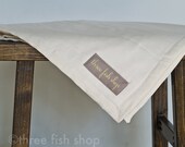 Organic Baby Bedding - Organic Baby Blanket - Organic Silk and Sateen Quilt - Organic Baby Quilt - Neutral Baby Shower Gift