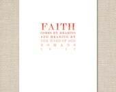 Bible Verse Art Print / Romans 12.12