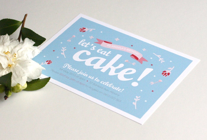 Printable Invitation - Birthday Invitation