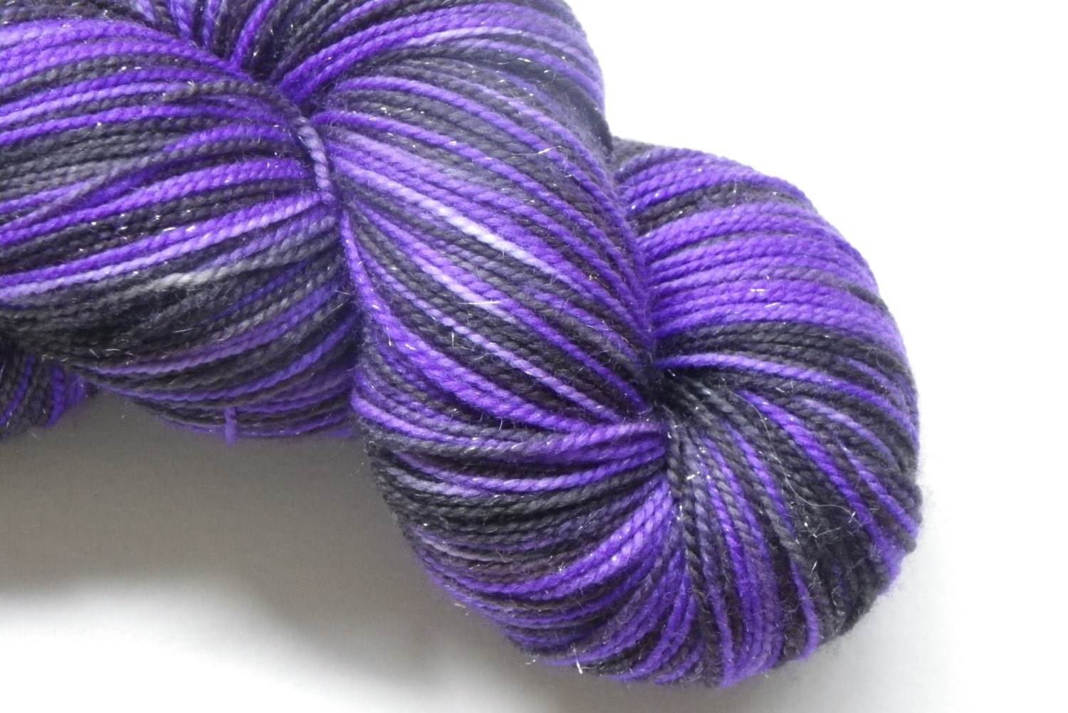 Razzle Dazzle .High Twist  Merino/Nylon/Sparkle  Sock Yarn 100grms