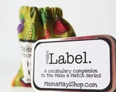Label - Veggie - Montessori Word Relation Game