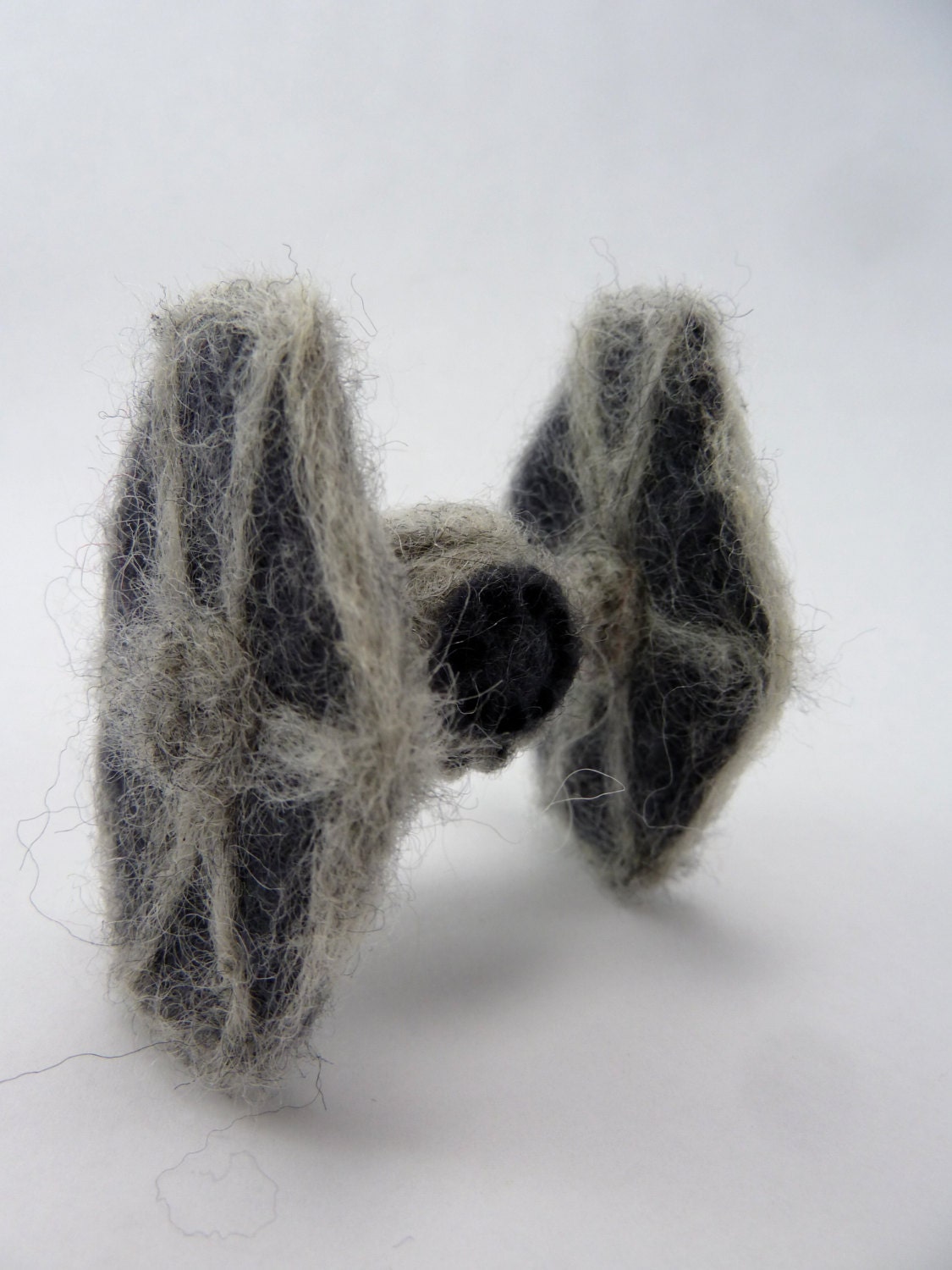 Tie Fighter, Wool Felted STAR WARS ornament, decoration made to order