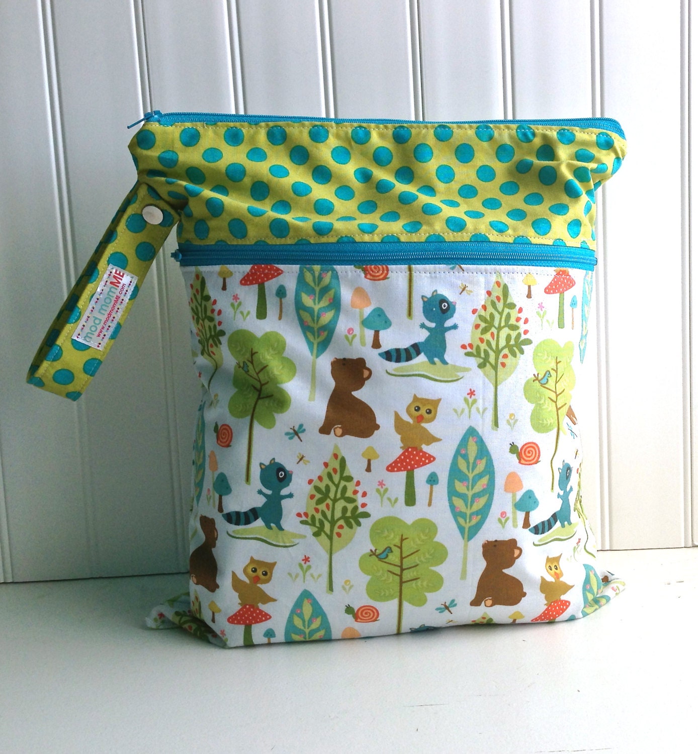 Double Wet Bag / Wet Bag - Dry Bag / Waterproof - Eco Friendly - Reusable - Made to Order
