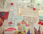 SALE Ephemera Pack Kit Lot 3 - vintage & current