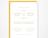 Shay Wedding Invitation (Printable)