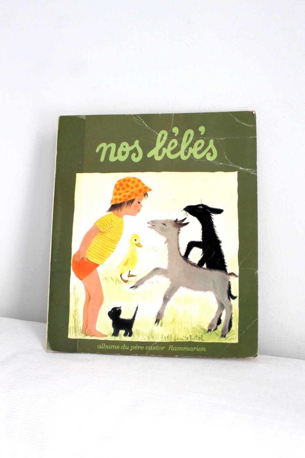 Vintage French children's book - Nos bébés (Our babies)