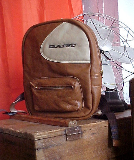 Leather Dodge DART Backpack, just like your car