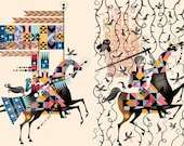 Set of Thorns and Flags prints