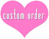 CUSTOM ORDER for elleeatkin3  - A Side of Flowers and Spikes Black Beanie