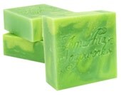 Dew Lime Basil Shea Butter Soap - Refreshing Cold Process Soap