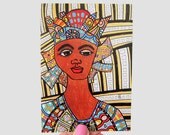 Lady of Orleans Print Greeting Card