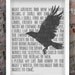 Game of Thrones Inspired Print A3 (Night's Watch Oath)