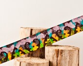 Arty Orignal Design Jewelry - Leather Cuff - Handmade - Art to Wear - OOAK