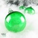 Blown Glass Holiday Christmas Tree Ornament Emerald Green