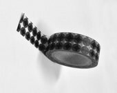 Washi Tape - 15mm - Black and White Geometric - Deco Paper Tape No. 226