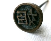 Branding Iron Princess Lady Woman Japanese Vintage Yakiin (S657)