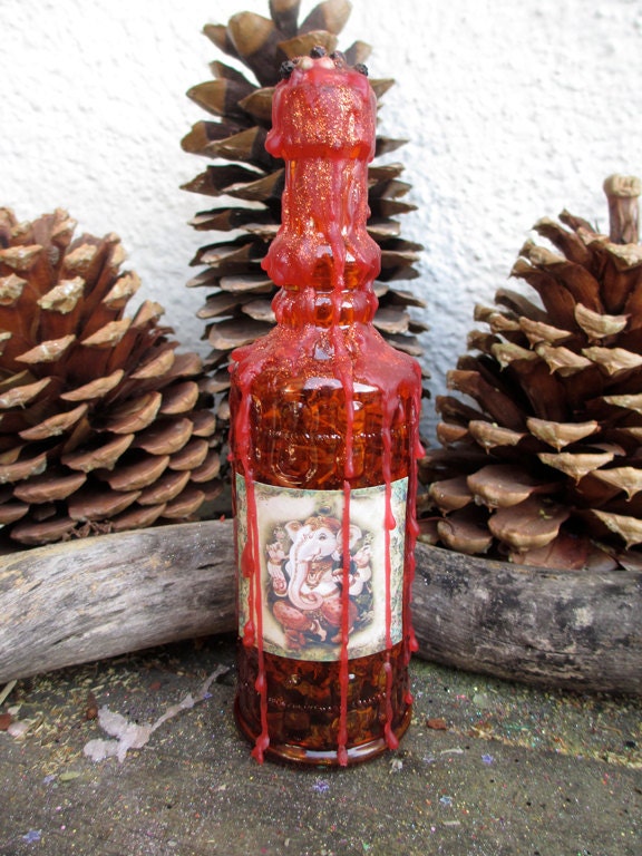 Rita's Obstacle Remover Hoodoo Altar Shrine Witch Bottle - Remove negativity, open blocked roads, clear energy