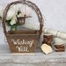 Wedding Guest Book Alternative Rustic Wedding Personalized Wishing Well (Item Number 140001)