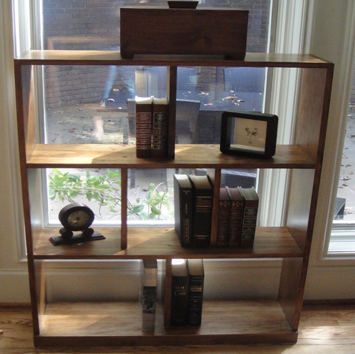 mr2 44" Wide Custom Hand Crafted Open Back Bookcase or Room Divider
