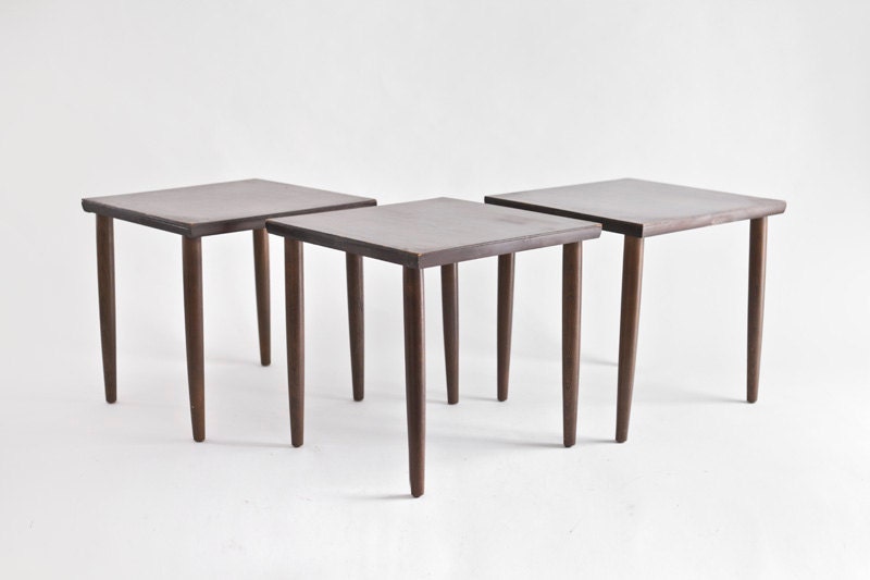 Mid Century Table Set - Coffee, Side, Modern, Eames, Retro, Danish