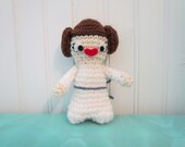Made To Order - Princess Leia  - Star Wars - Amigurumi - Crochet - Doll - Toy