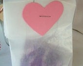 100 1/2 Pound Gusseted Glassine Favor Treat Bags