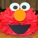 Red Monster tissue paper pompom kit, inspired by "Elmo" from Sesame Street