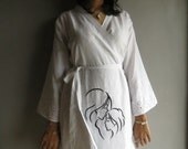 Unique Mother of the Bride or Groom Gift Embroidered Mother Daugher Portrait I love you Mom Robe Gift for mother in law, Mothers gift