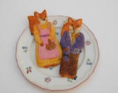 Six Fox Molded Sugar Cookies Baked Goods