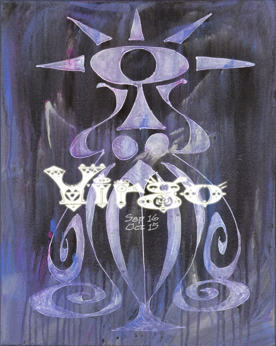 Mike Hoffman Astrological Zodiac Art Print Poster VIRGO