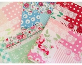 New, Japanese, ATSUKO MATSUYAMA, 30's Collection, Patchwork Cheater Print, Fat Quarter Bundle of 5