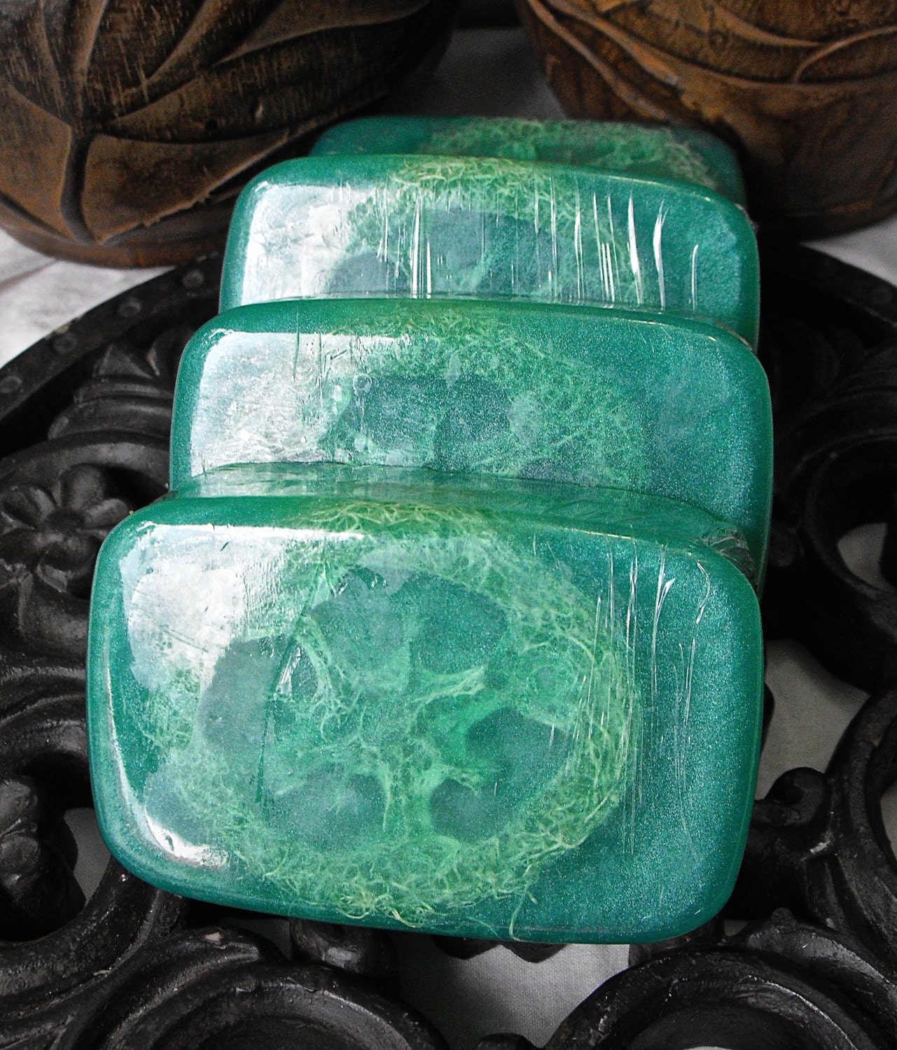 Lavender Lemon Loofa Soap with Honey glycerin