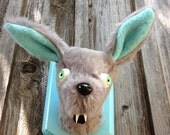 Gray Bunny Monster Headmount