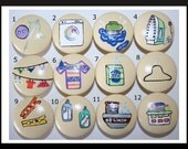 Laundry Themed Cabinet Knobs- FREE GIFT WRAP