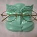 Owl Eyeglasses Holder Mint Green