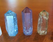 Aura Quartz Polished Towers - Champagne Only
