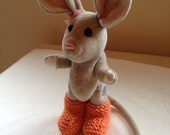 Tiny Shoes Boots for Tiny Mice and Tiny Bunnies and Similar Creatures - Made to order in the colour of your choice