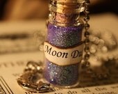 ON SALE Glass Vial Necklace - Moon Dust