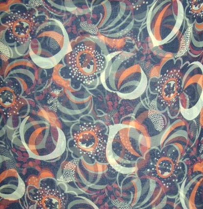 Printed Silks - Autumn Moon (18 x 37 ")