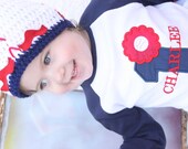 GreatStitch Baseball Jersey Flower shirt