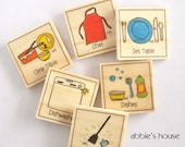 MEAL TIME Chore Chart Magnet Set