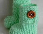 Baby Booties Crochet Baby Shoes Baby Boy Shoes Baby Girl Boots Crochet Baby Booties Baby Shower Gift Infant Shoes Knit  Newborn Booties