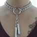 Custom Statement Chainmail Slave Collar Bdsm Collar Pendulum