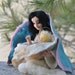 Needle felted Nativity .Saint Mary. Needle felt by Daria Lvovsky