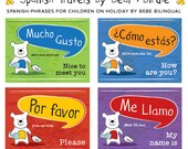 Kids Spanish Travel Phrases by Bear and Birdie
