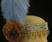 Honey Blues Flapper Headband