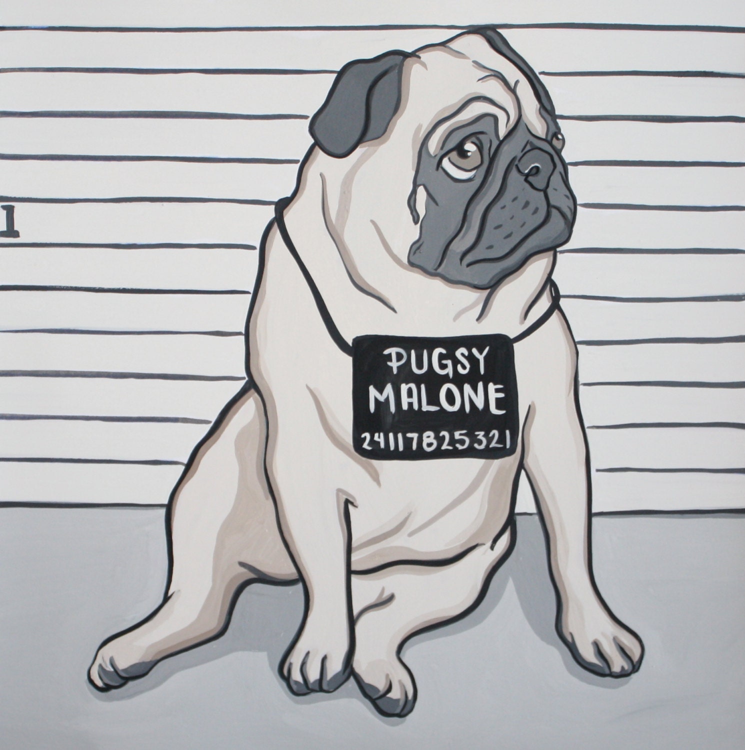 Custom for Jenny- mutt shot line up 11x28
